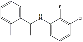 3-chloro-2-fluoro-N-[1-(2-methylphenyl)ethyl]aniline|
