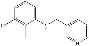 3-chloro-2-methyl-N-(pyridin-3-ylmethyl)aniline Structure