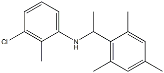 3-chloro-2-methyl-N-[1-(2,4,6-trimethylphenyl)ethyl]aniline