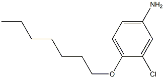 3-chloro-4-(heptyloxy)aniline Structure