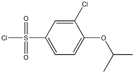 3-chloro-4-(propan-2-yloxy)benzene-1-sulfonyl chloride Struktur