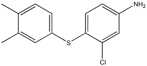  3-chloro-4-[(3,4-dimethylphenyl)sulfanyl]aniline