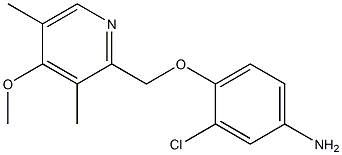 3-chloro-4-[(4-methoxy-3,5-dimethylpyridin-2-yl)methoxy]aniline