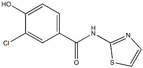 3-chloro-4-hydroxy-N-(1,3-thiazol-2-yl)benzamide
