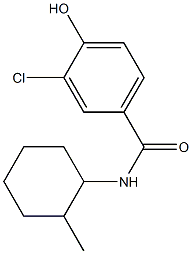 3-chloro-4-hydroxy-N-(2-methylcyclohexyl)benzamide Structure