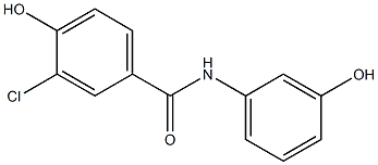  3-chloro-4-hydroxy-N-(3-hydroxyphenyl)benzamide