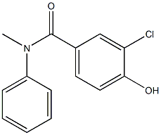 3-chloro-4-hydroxy-N-methyl-N-phenylbenzamide,,结构式