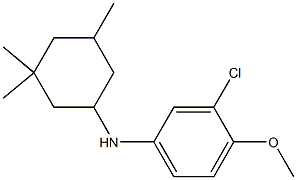  3-chloro-4-methoxy-N-(3,3,5-trimethylcyclohexyl)aniline