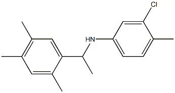 3-chloro-4-methyl-N-[1-(2,4,5-trimethylphenyl)ethyl]aniline