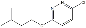 3-chloro-6-(3-methylbutoxy)pyridazine,,结构式