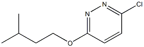 3-chloro-6-(3-methylbutoxy)pyridazine Structure