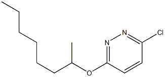 3-chloro-6-(octan-2-yloxy)pyridazine,,结构式