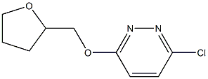 3-chloro-6-(tetrahydrofuran-2-ylmethoxy)pyridazine Structure