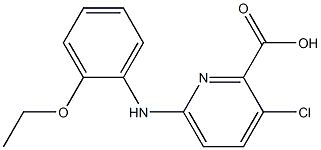 3-chloro-6-[(2-ethoxyphenyl)amino]pyridine-2-carboxylic acid