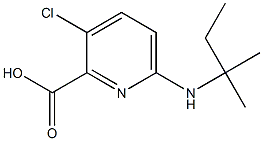  3-chloro-6-[(2-methylbutan-2-yl)amino]pyridine-2-carboxylic acid