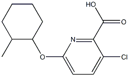 3-chloro-6-[(2-methylcyclohexyl)oxy]pyridine-2-carboxylic acid