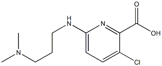 3-chloro-6-{[3-(dimethylamino)propyl]amino}pyridine-2-carboxylic acid