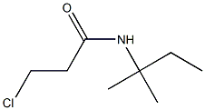  3-chloro-N-(1,1-dimethylpropyl)propanamide