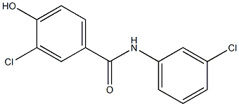 3-chloro-N-(3-chlorophenyl)-4-hydroxybenzamide Structure