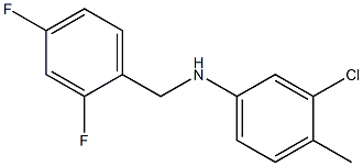 3-chloro-N-[(2,4-difluorophenyl)methyl]-4-methylaniline|