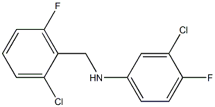 3-chloro-N-[(2-chloro-6-fluorophenyl)methyl]-4-fluoroaniline