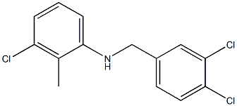 3-chloro-N-[(3,4-dichlorophenyl)methyl]-2-methylaniline