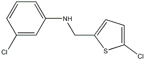  3-chloro-N-[(5-chlorothiophen-2-yl)methyl]aniline