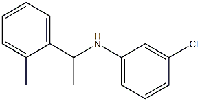  3-chloro-N-[1-(2-methylphenyl)ethyl]aniline