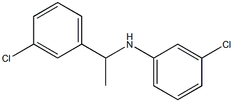  3-chloro-N-[1-(3-chlorophenyl)ethyl]aniline