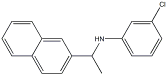 3-chloro-N-[1-(naphthalen-2-yl)ethyl]aniline
