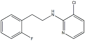 3-chloro-N-[2-(2-fluorophenyl)ethyl]pyridin-2-amine Structure