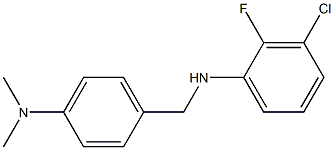 3-chloro-N-{[4-(dimethylamino)phenyl]methyl}-2-fluoroaniline