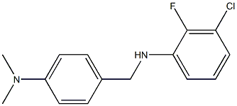  3-chloro-N-{[4-(dimethylamino)phenyl]methyl}-2-fluoroaniline