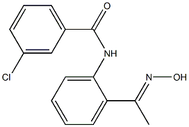 3-chloro-N-{2-[1-(hydroxyimino)ethyl]phenyl}benzamide