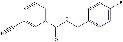 3-cyano-N-(4-fluorobenzyl)benzamide|