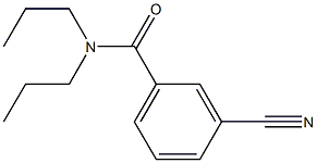 3-cyano-N,N-dipropylbenzamide Structure