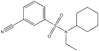3-cyano-N-cyclohexyl-N-ethylbenzenesulfonamide