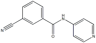 3-cyano-N-pyridin-4-ylbenzamide,,结构式