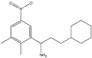  3-cyclohexyl-1-(2,3-dimethyl-5-nitrophenyl)propan-1-amine