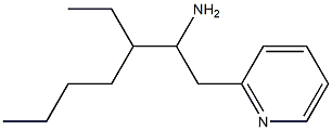 3-ethyl-1-(pyridin-2-yl)heptan-2-amine Structure