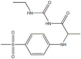 3-ethyl-1-{2-[(4-methanesulfonylphenyl)amino]propanoyl}urea