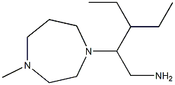  3-ethyl-2-(4-methyl-1,4-diazepan-1-yl)pentan-1-amine