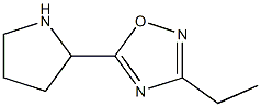 3-ethyl-5-(pyrrolidin-2-yl)-1,2,4-oxadiazole Structure