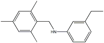 3-ethyl-N-[(2,4,6-trimethylphenyl)methyl]aniline Structure