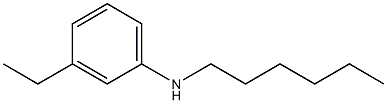 3-ethyl-N-hexylaniline Structure