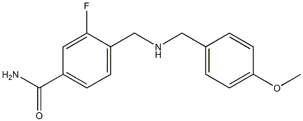 3-fluoro-4-({[(4-methoxyphenyl)methyl]amino}methyl)benzamide