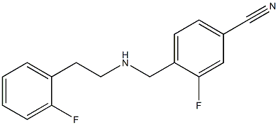 3-fluoro-4-({[2-(2-fluorophenyl)ethyl]amino}methyl)benzonitrile