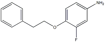 3-fluoro-4-(2-phenylethoxy)aniline Struktur