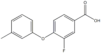 3-fluoro-4-(3-methylphenoxy)benzoic acid|