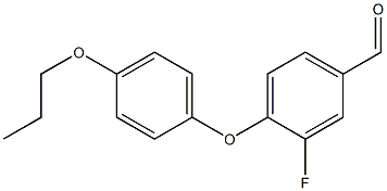  3-fluoro-4-(4-propoxyphenoxy)benzaldehyde